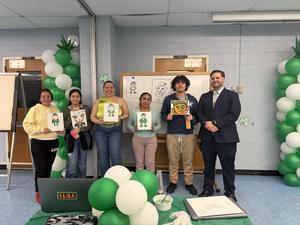 Celebrating St. Patrick's Day at the Union Hill Middle School