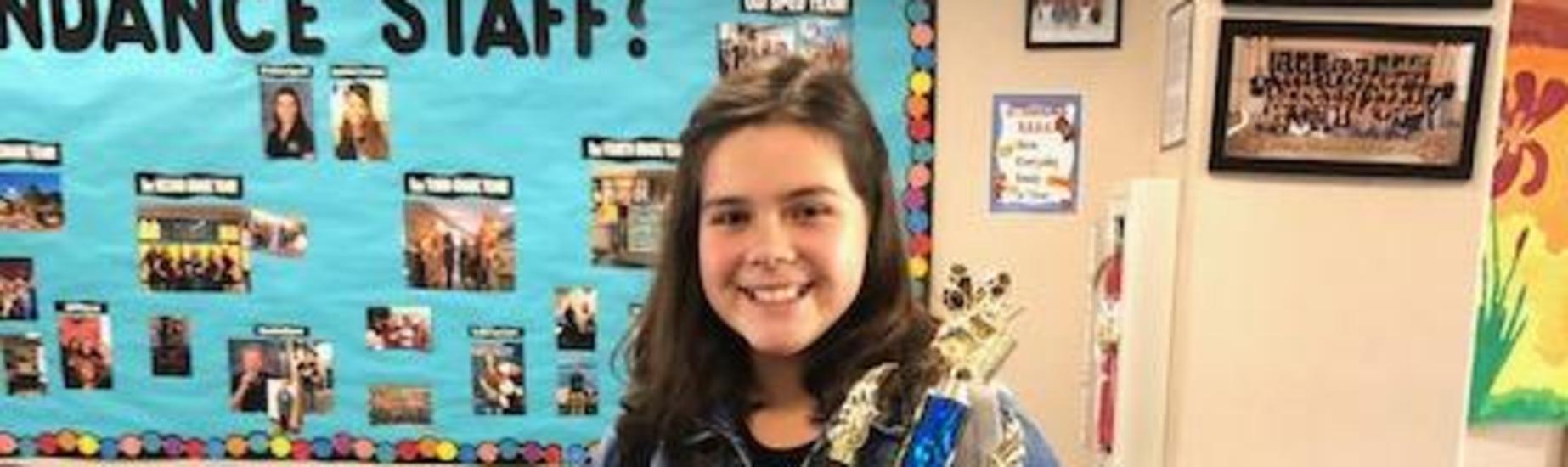 Beaumont USD Spelling Bee Winner!