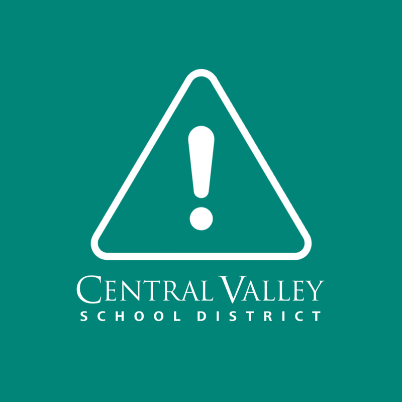 CVSD logo with alert symbol