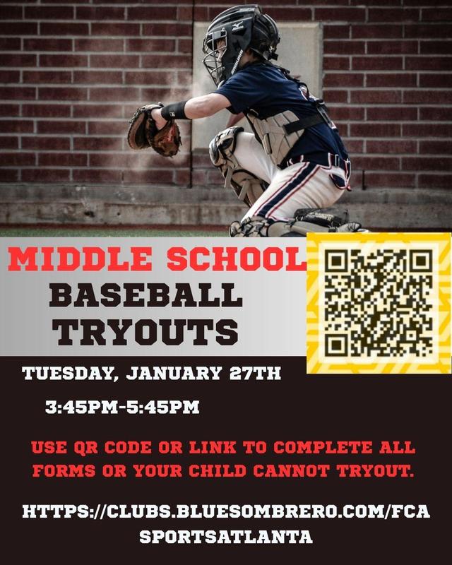Middle School Baseball Tryouts