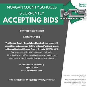 Food Service Equipment Bid Information