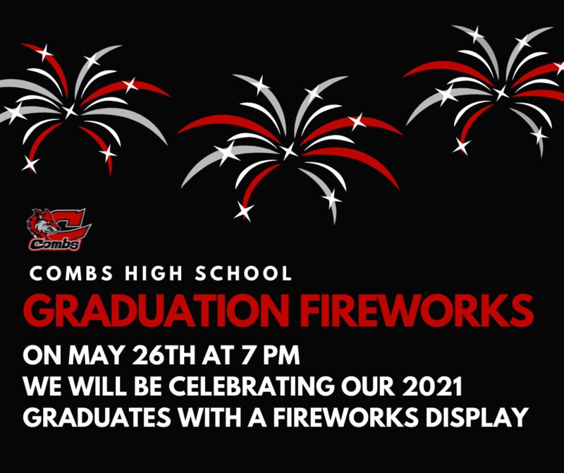 Graduation Fireworks Notice
