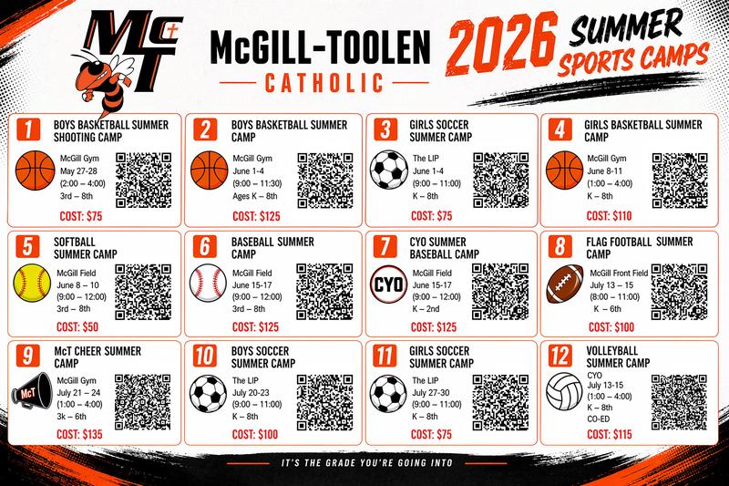 McGill-Toolen Catholic Announces Athletic Camps Featured Photo