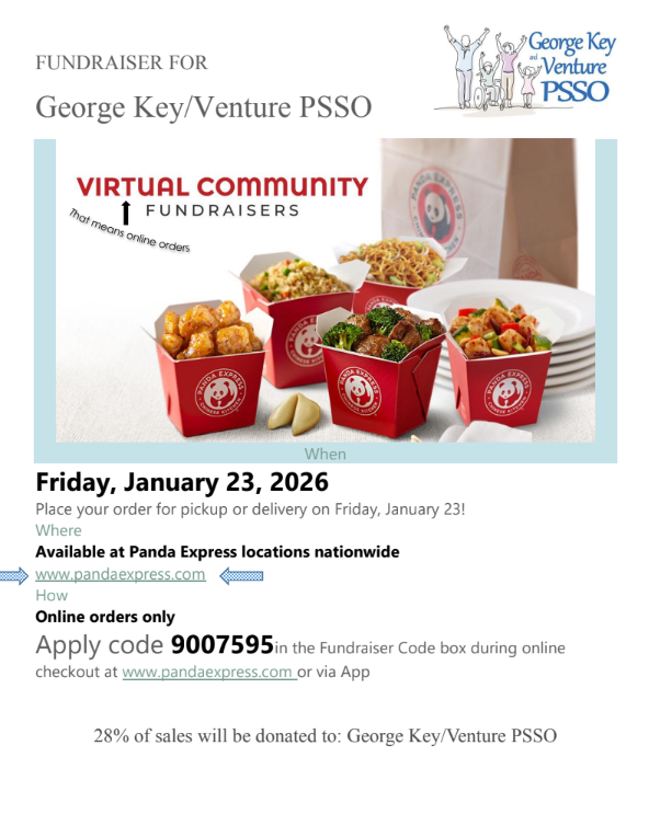 Panda Express Fundraiser