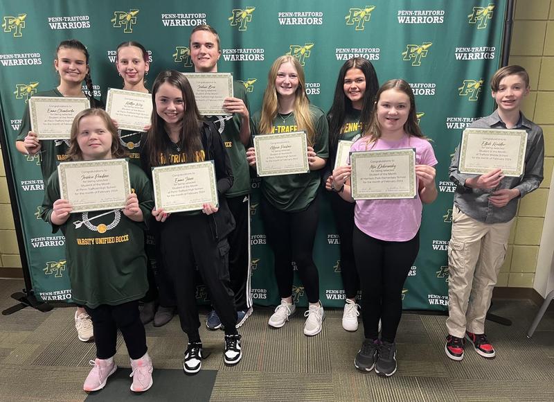 Student of the Month PennTrafford High School