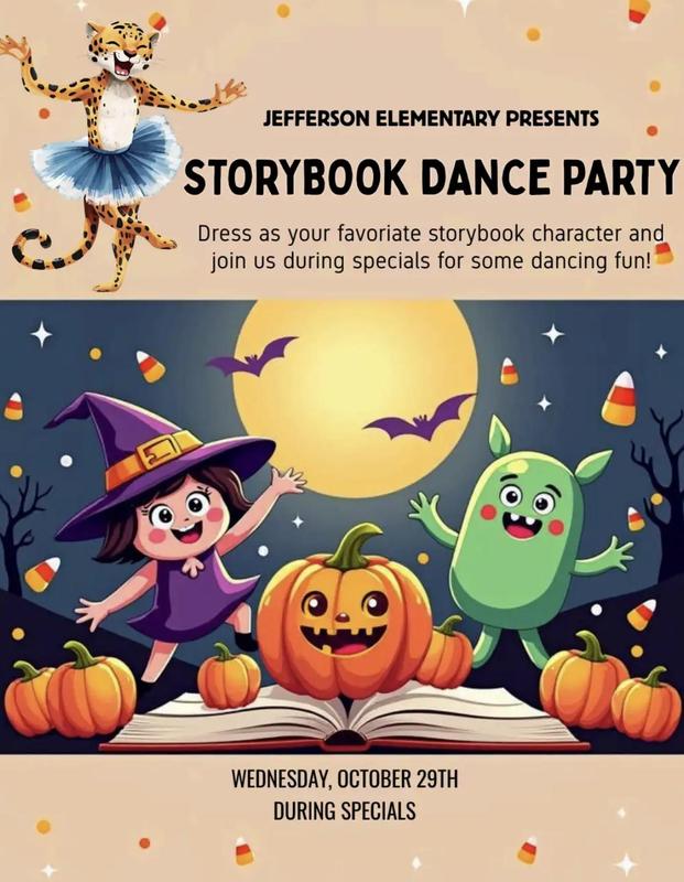 Flyer about Jefferson Dance Party