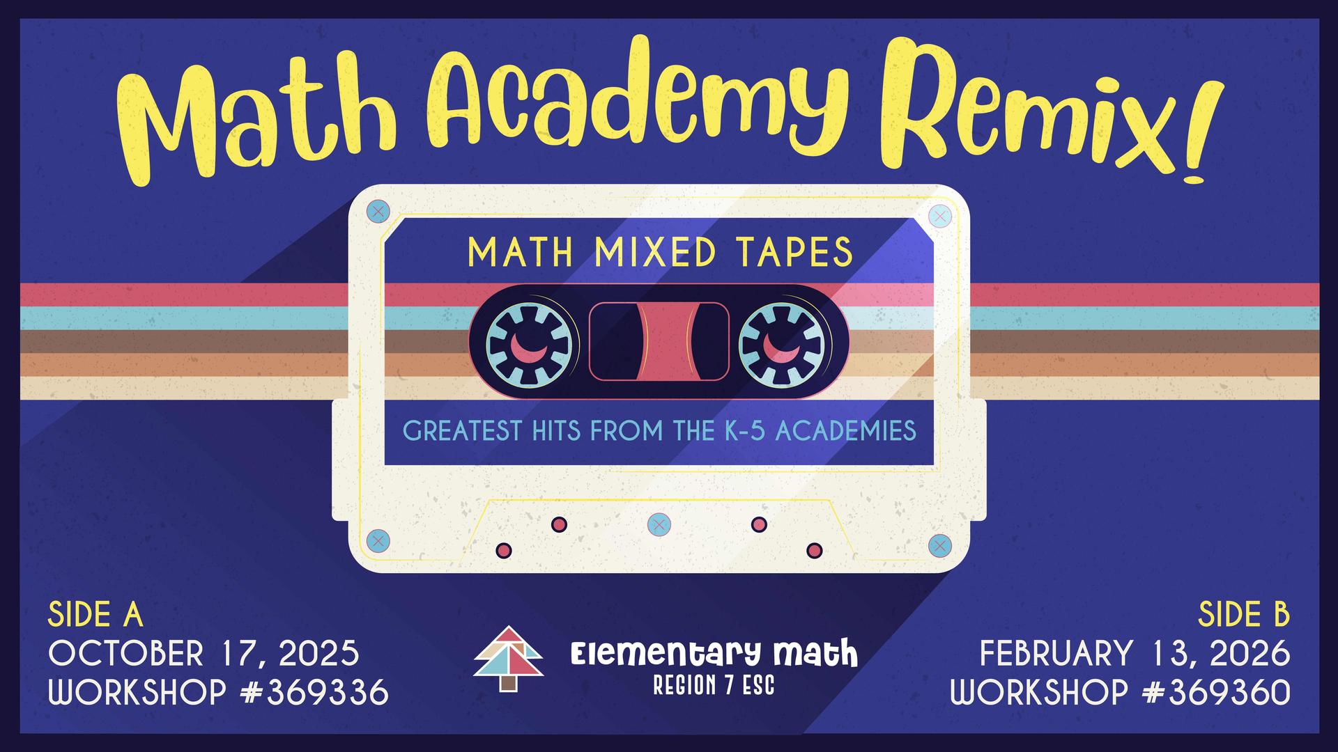 Math Academy Remix marketing graphci