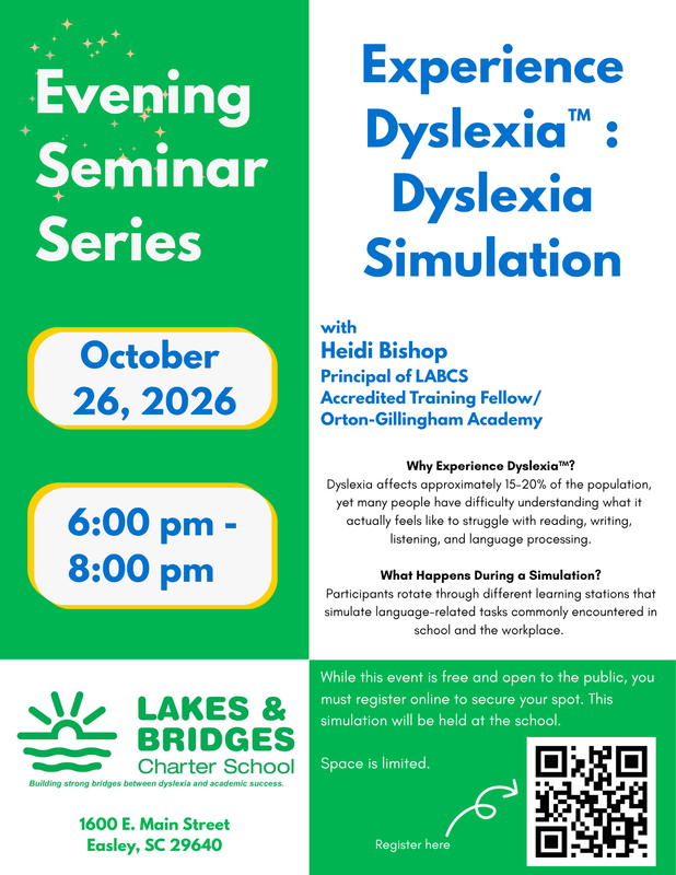 Dyslexia Simulation - Monday, October 26, 2026