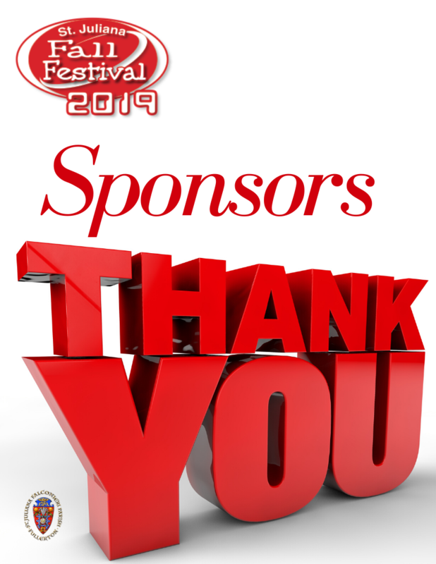 Fall Festival Thank you Sponsors Featured Photo