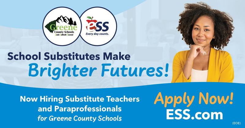 Apply to be a Greene County Substitute Teacher