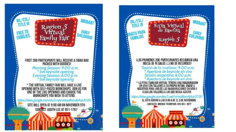 Region 5 Virtual Family Fair