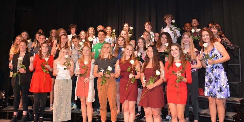 National Honor Society Inducts 40 Sandia Prep Students Featured Photo