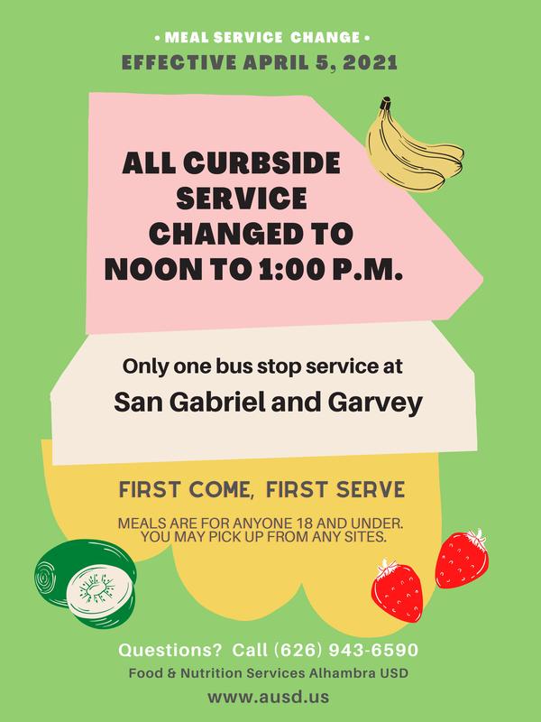 Changes to Meal Service Featured Photo