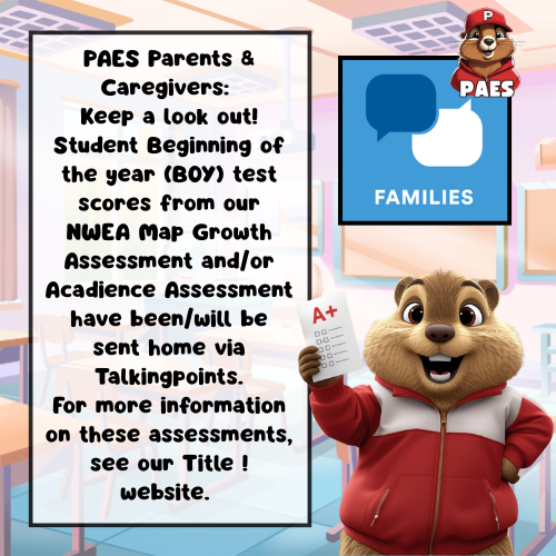 Beginning of Year Assessment Scores