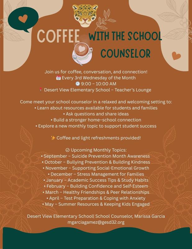 Coffee with the counselor