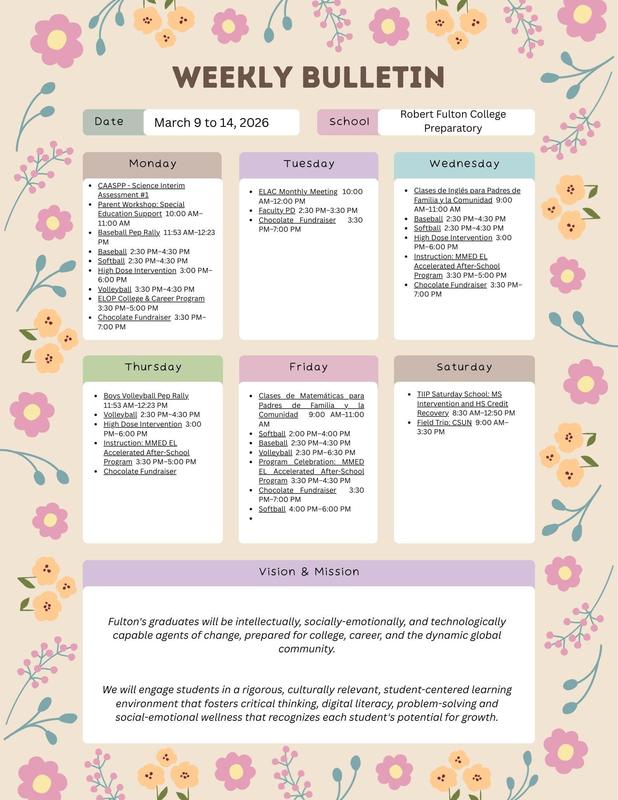 Weekly Bulletin