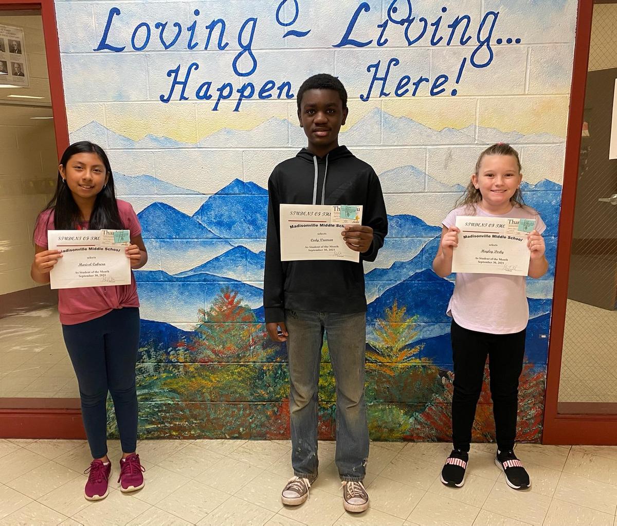 students of the month