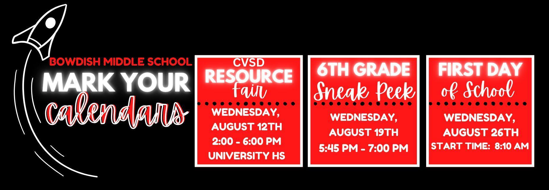 Save the Dates