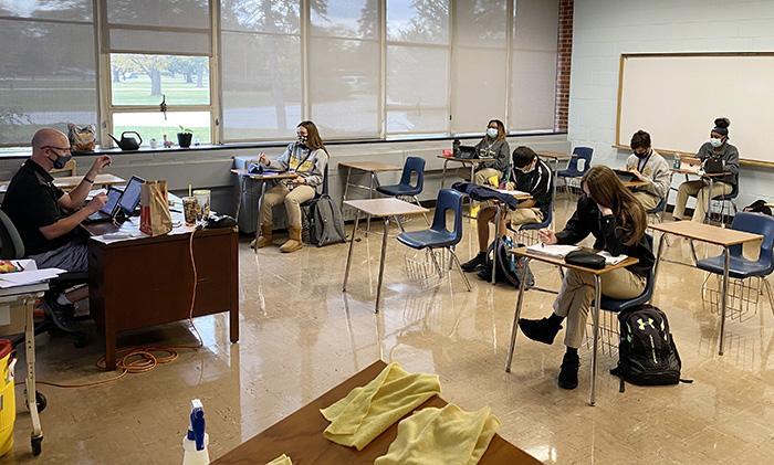 Marian Catholic serves students on campus and virtually Featured Photo