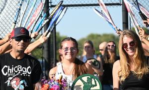 Tennis players honored on Senior Night