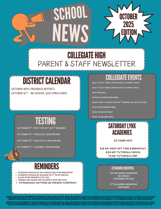School News - October 2025 Edition