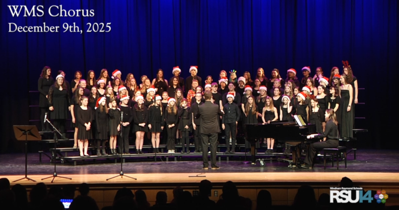 The WMS Chorus performs on 12/9/2025.