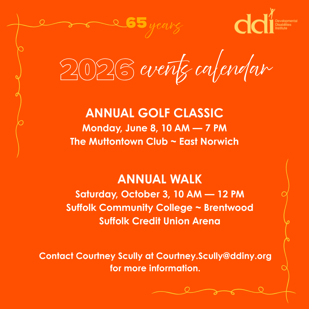 Calendar of upcoming DDI events