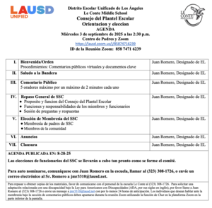 SSC 9-3-25 Agenda Span