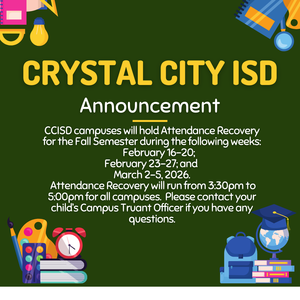 CCISD 2025-2026 Fall Attendance Recovery Week.png
