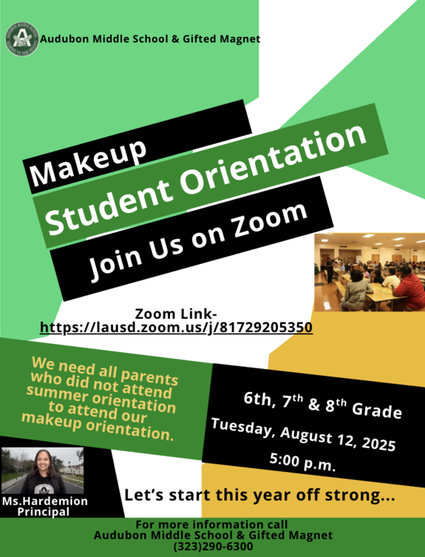 Make-Up New Student Orientation