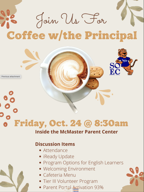 Coffee with the Principal Featured Photo