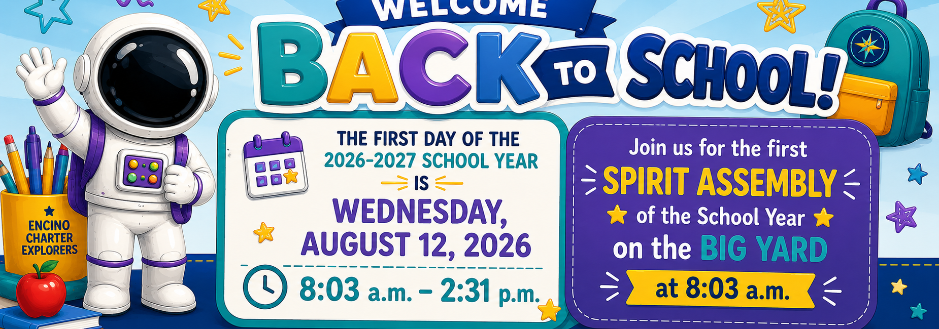 Welcome Back to school banner
