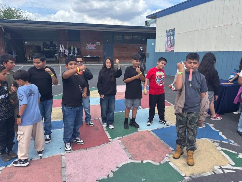 Students celebrating