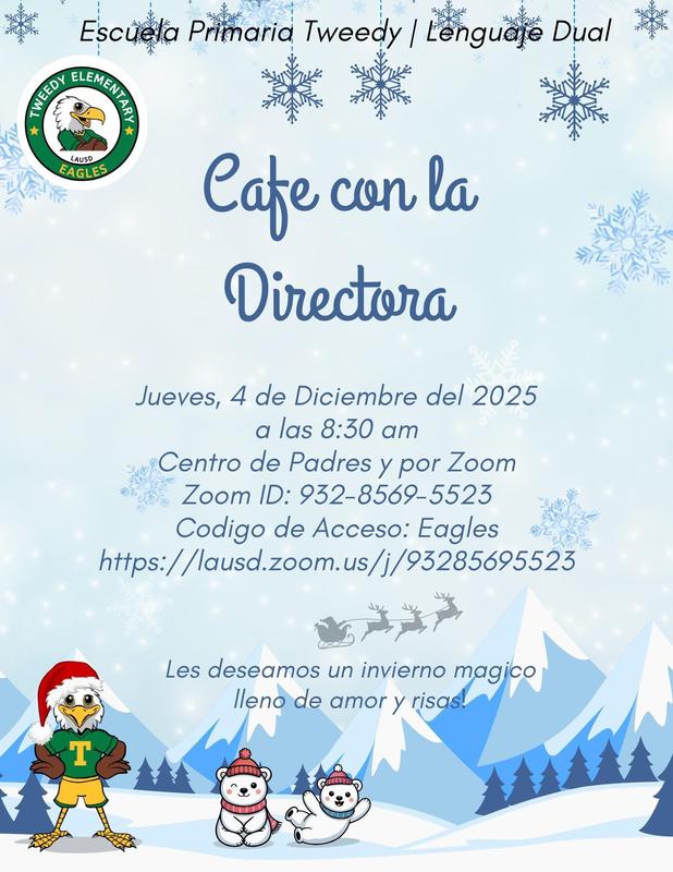 coffee with principal meeting december