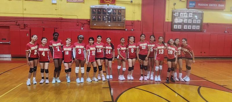 picture of girls volleyball team