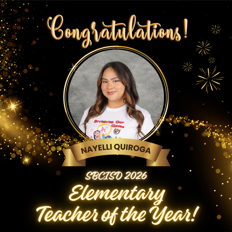 District Elementary Teacher of the Year!