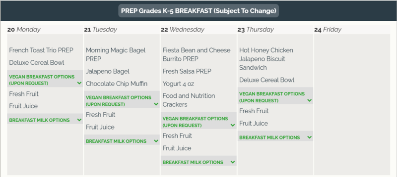 Breakfast for the Week! ¡Desayuno  para la semana!