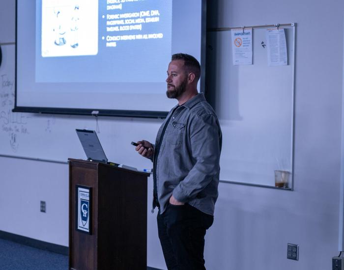 Detective class a slide from his presentation