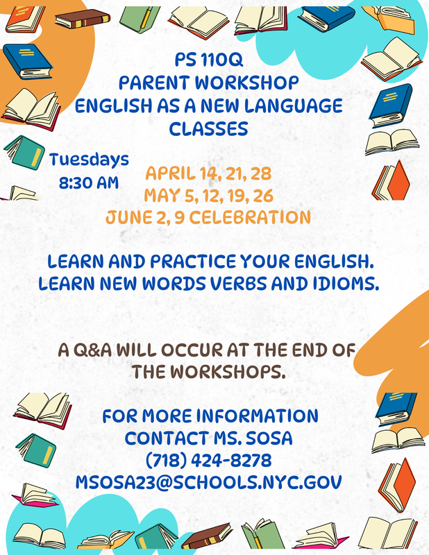 English as a New Language Classes (English)