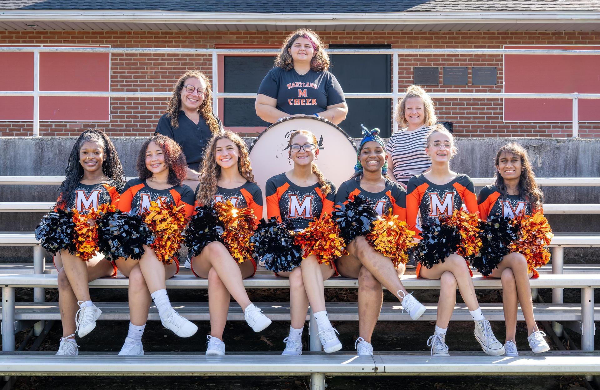 Varsity Fall Cheerleading Team Picture