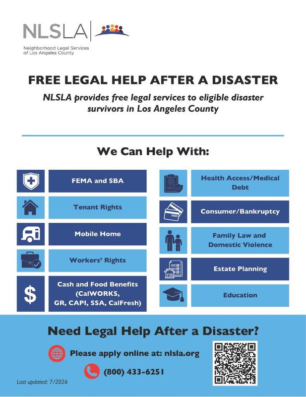 English legal flyer