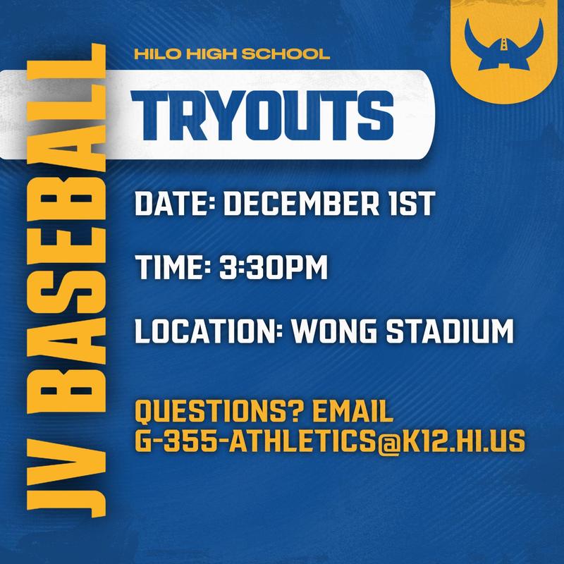 JV Baseball Tryouts! Featured Photo