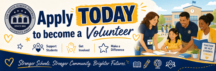 Volunteer apply today banner