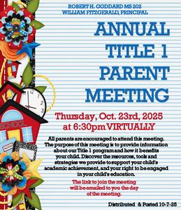 Title 1 Meeting 10/23