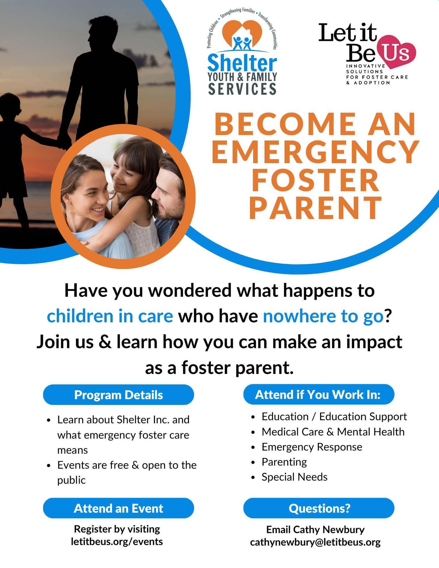become a foster parent information