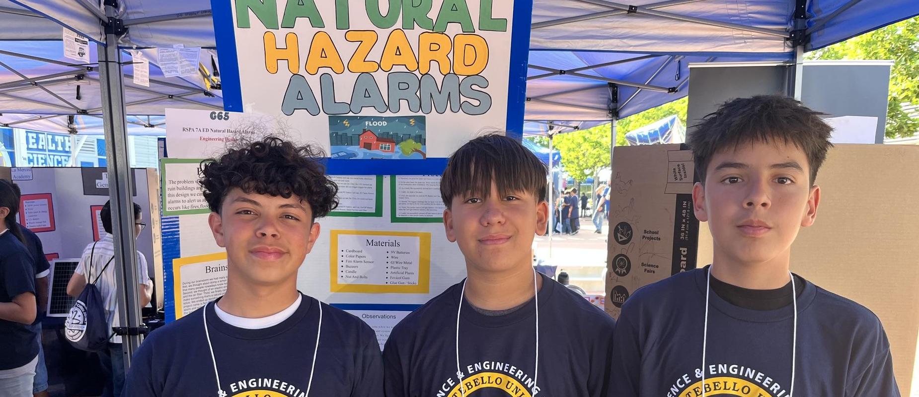 first place winners of the science fair