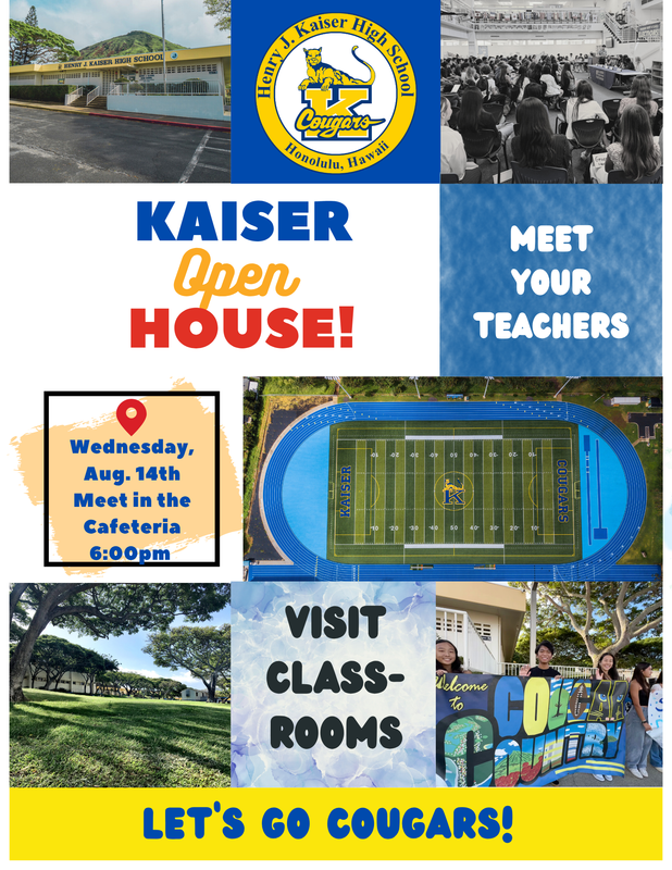 SAVE THE DATE – OPEN HOUSE, WEDNESDAY, AUGUST 13TH