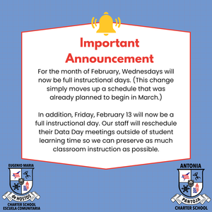 Important Announcement