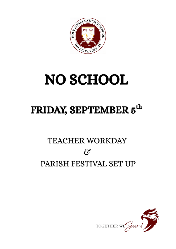 No School September 5th Featured Photo