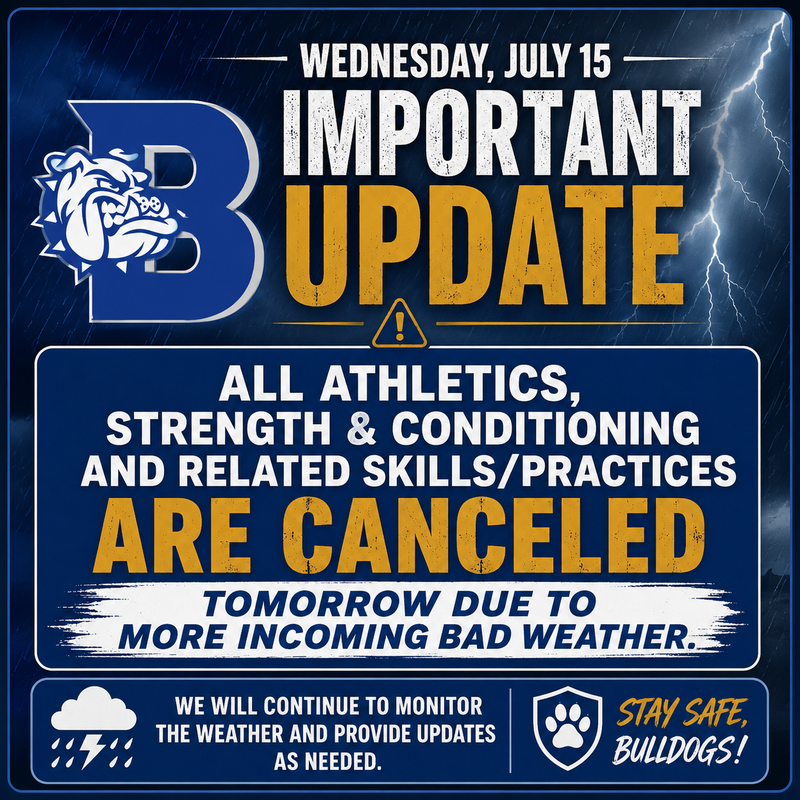 ATHLETICS UPDATE | WEDNESDAY, JULY 15